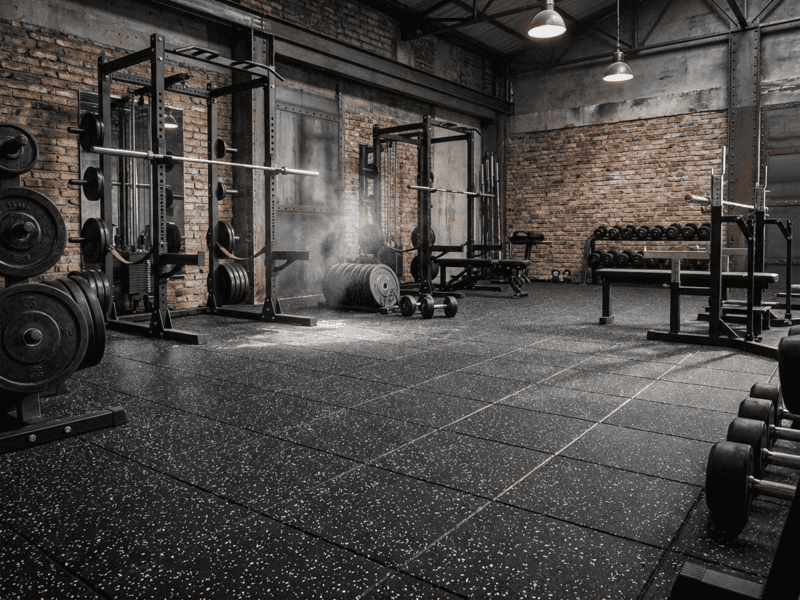 rubber floor acclimation